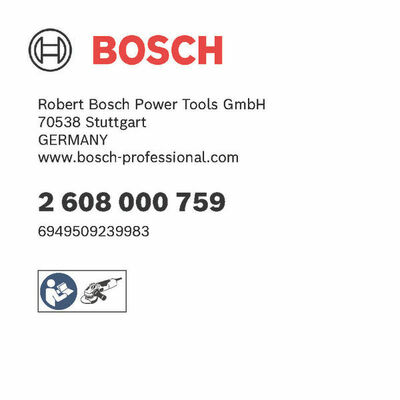 Bosch Power Tools Schutzkombinationshaube zum Schneiden 2608000759