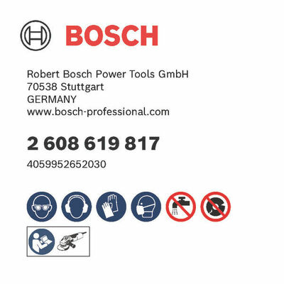 Bosch Power Tools X-LOCK-Fächerschleifer 2608619817 2608619817 (VE10)