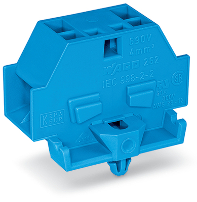 WAGO GmbH & Co. KG 4-Leiter-Klemme o. Drücker Ex i geeignet,blau 262-344