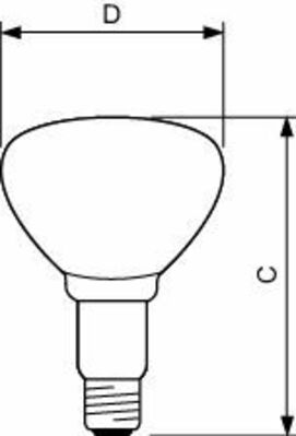 Philips Lighting Infrarot-Heizstrahler 230-250V E27 IR 250 RH