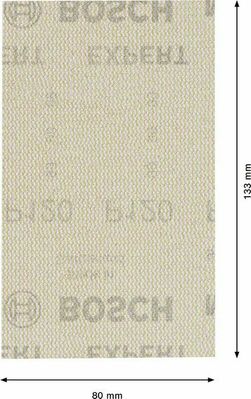 Bosch Power Tools EXPERT M480 Schleifnetz, 80 x 133 mm K 120 50 2608901632 (VE50)