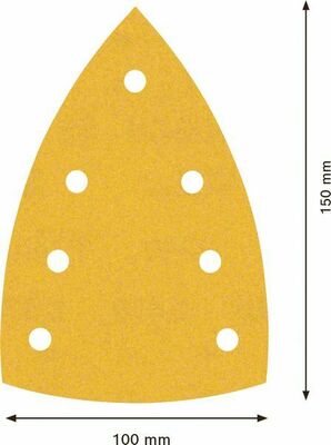 Bosch Power Tools EXPERT C470 Schleifpapier 2608901645 2608901645 (VE50)