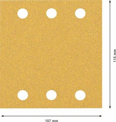 Bosch Power Tools EXPERT C470 Schleifpapier 2608901655 2608901655 (VE50)
