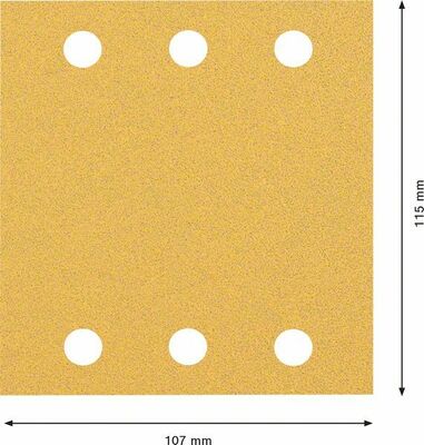 Bosch Power Tools EXPERT C470 Schleifpapier 2608901656 2608901656 (VE50)