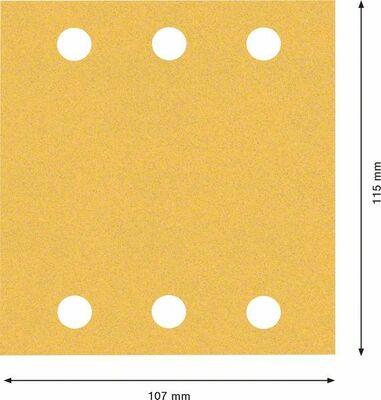 Bosch Power Tools EXPERT C470 Schleifpapier 2608901657 2608901657 (VE50)