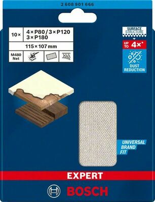 Bosch Power Tools EXPERT M480Schleifnetz-Set 2608901666