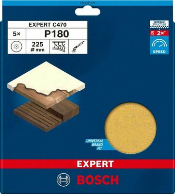 Bosch Power Tools EXPERT C470 Schleifpapier 2608901674 2608901674 (VE5)