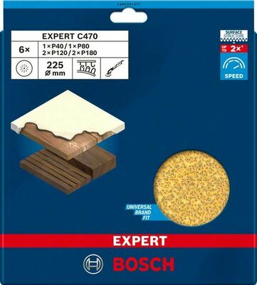 Bosch Power Tools EXPERT C470 Schleifpapier 2608901677