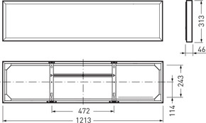 Trilux LED-Anbauleuchte 840, weiß Siella G5 D2#8157340