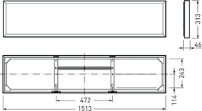 Trilux LED-Anbauleuchte 840, weiß Siella G5 D3#8157740