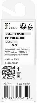 Bosch Power Tools Bündigfräser PRO 6,35x20x8mm 2608629673
