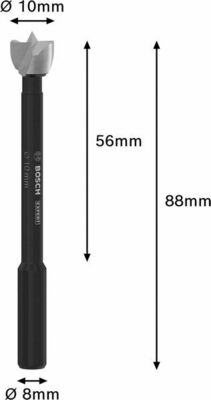Bosch Power Tools Forstnerbohrer EXPERT Wood 10mm, 10x90 mm, D8mm 2608901821