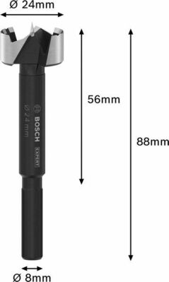Bosch Power Tools Forstnerbohrer EXPERT Wood 24mm, 24x90 mm, D8mm 2608901829