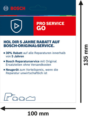 Bosch Power Tools Serviceleistung PRO Service GO DE 1600A02K0Z