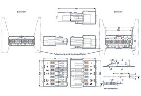 WAGO GmbH & Co. KG Steckerteil mit Anschluss 7-polig,weiß 267-510/002-000