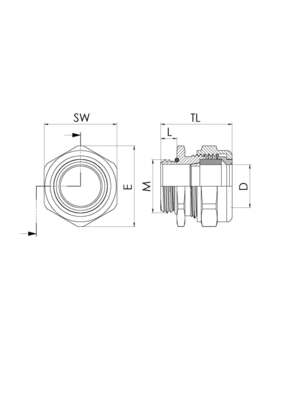 Wiska Kompressionskabelverschrbg EMCGV 50-360 LT