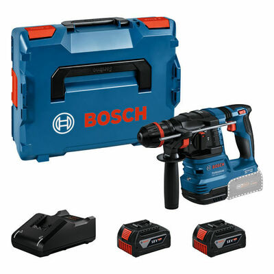 Bosch Power Tools Akku-Bohrhammer mit ONECHUCK 2 x Akku 611924101