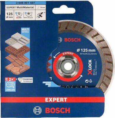 Bosch Power Tools Diamattrennscheibe EXP.-MultiXLOCK125mm 2608901597