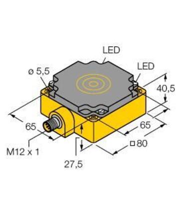 Turck Sensor induktiv NI75UCP80AP6X2H1141