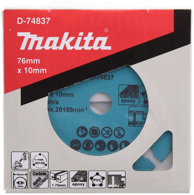 Makita Trennscheibe 76 x 10 76 x 10 D-74837