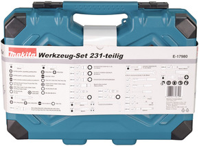 Makita Werkzeug-Set 231-tlg. E-17980