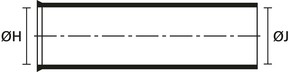 HellermannTyton Formteil 130-1-G-POX-BK