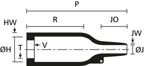 HellermannTyton Formteil 156-41-G-POX-BK