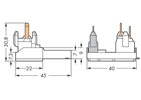 WAGO GmbH & Co. KG Steckerteil m. Zugentlast. 3-polig,weiß/grau 277-126