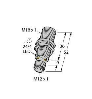 Turck Sensor induktiv BI5-M18-Y1X-H1141