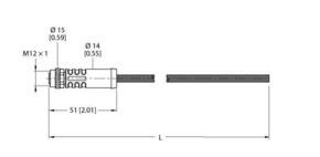 Turck Versorgungsleitung M12-Power RKP46PSA-4/TXL