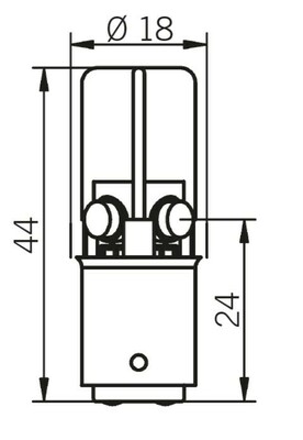 Grothe LED-Leuchtmittel klar KSZ-LED 8664