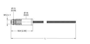 Turck Versorgungsleitung M12-Power RKP56PLA-50/TXG