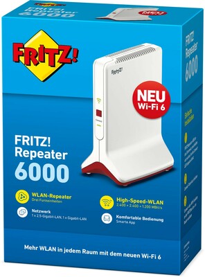 AVM WLAN Repeater Wi-Fi 6 FRITZ!Repeater 6000