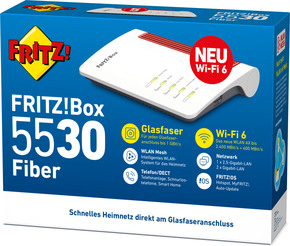 FRITZ WLAN Router Wi-Fi 6 FRITZ!Box 5530 FIBER