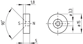 Schmersal Betätiger für Sensoren BP 6