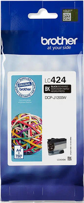 Brother Tintenpatrone schwarz LC-424BK