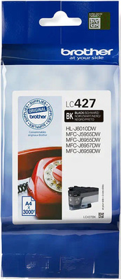Brother Tintenpatrone schwarz LC-427BK