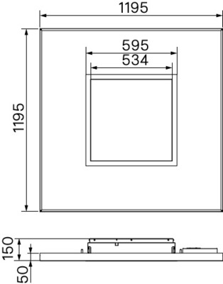 Philips Lighting LED-Leuchte Nature Connect 2700-6500K, grau LP911P #10844800