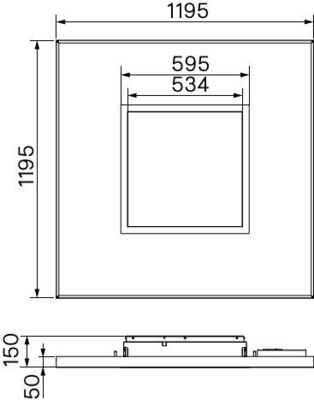 Philips Lighting LED-Leuchte Nature Connect 2700-6500K, grau LP911P #10844800