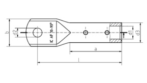 Intercable Tools Al-Kabelschuh AF-Serie 185mm² M10 bk ICALF18510