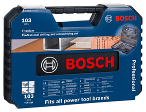 Bosch Power Tools Bohrer- und Schrauben-Set 103-tlg. 2608594070