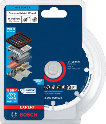 Bosch Power Tools EXP Trennscheibe Diamant 105 x 20/16 mm 2608900531