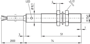 Schmersal Nährungsschalter induktiv IFL 4-120-10