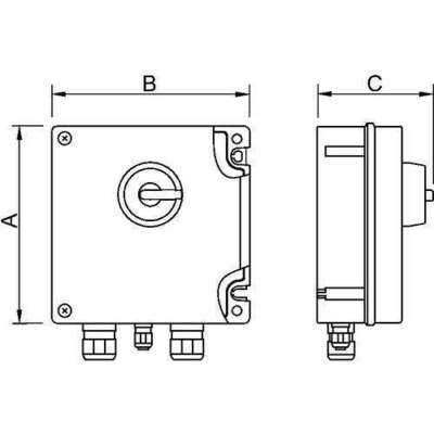 Stahl Lasttrennschalter 6 polig 25 A 8146/5-V11604#221388