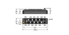 Turck Multiprotokoll-I/O-Modul Ethernet TBEN-S1-8DXP/CS30150