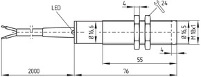 Schmersal Näherungsschalter induktiv IFL 8-18-10