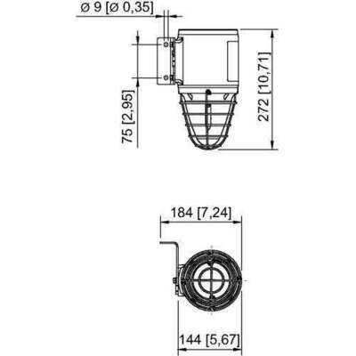 Stahl Xenon Blitzleuchte Gelb 5,0 J 42 cd FL60/C/D50YEU#205140
