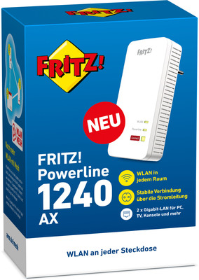 FRITZ Powerline Einzeladapter FRITZ!Powerline1240
