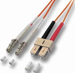 EFB-Elektronik LWL Duplexkabel 2m 2xLC/2xSC 50/125 O0320.2