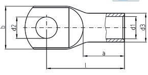 Intercable Tools Rohrkabelschuh-Anschlußset 4x70qmmM10+1x35qmmM8 ICR7035SB41